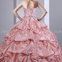 Cute Sweetheart Ball Gown Pearl Pink Quinceanera Dresses