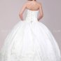 Cute Strapless White Sweet 15 Dresses With Lace