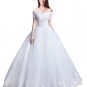 Off Shoulder Ball Gown Lace Wedding Dress