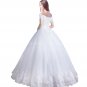 Off Shoulder Ball Gown Lace Wedding Dress