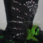 Vintage Green And Black Ball Gown Quinceanera Dresses With Sequins