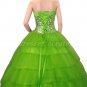 Pretty Ball Gown Emerald Green Quinceanera Dresses With Sequins