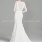 Elegance Long Sleeves Chiffon Muslim Wedding Dresses