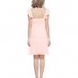 Cute Straps A-line Coral Chiffon Bridesmaid Dresses