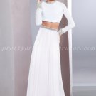Long Sleeves Two Pieces Summer Bohemian Wedding Dresses