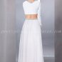 Long Sleeves Two Pieces Summer Bohemian Wedding Dresses