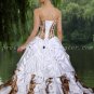 Beautiful White And Leopard Ball Gown Quinceanera Dresses