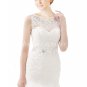 New White/ivory Lace Wedding Dresses  Custom Made