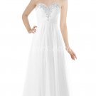Stunning Chiffon Plus Size Wedding Dress With Handmade Work