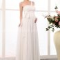 Charming One Straps Chiffon Plus Size Maternity Wedding Dress