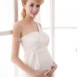 Charming One Straps Chiffon Plus Size Maternity Wedding Dress