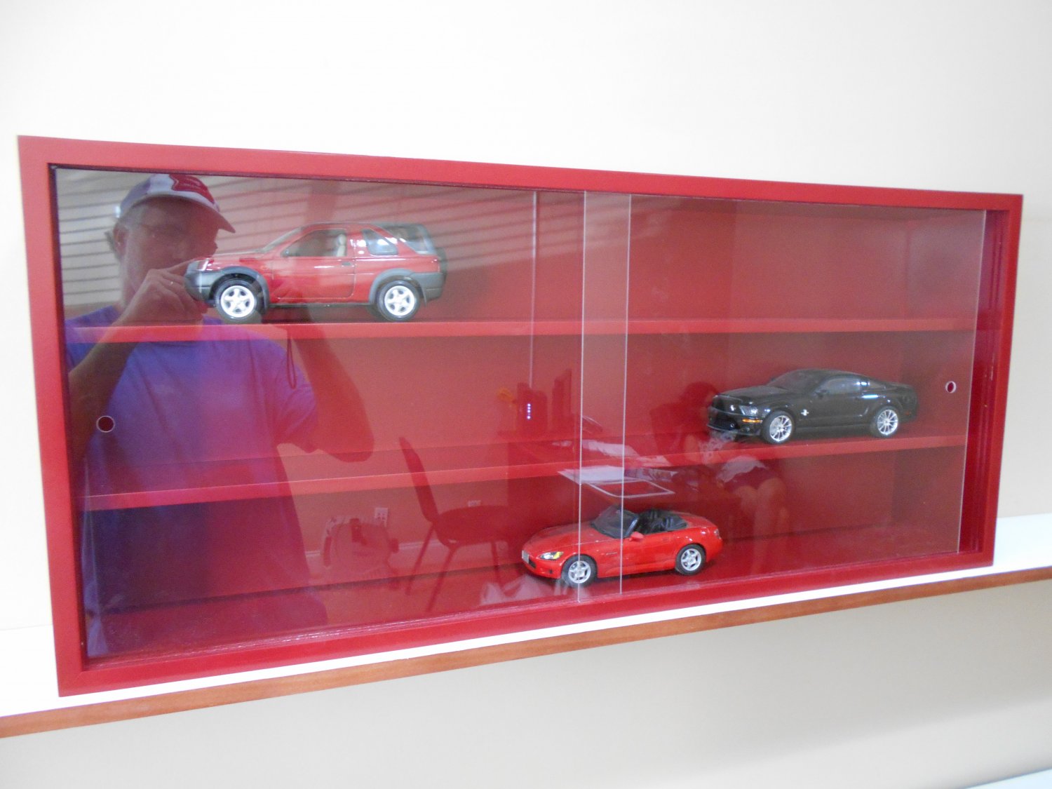 Showcase, Wall Display case shelves for collectibles (cars