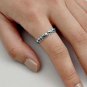 .925 Sterling Silver Ring size 3 Infinity Elephants Women Ladies Kids New p79