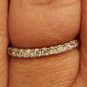 .925 Sterling Silver Ring size 9 CZ Midi Ladies Band Knuckle Thumb New x73
