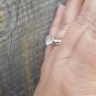 .925 Sterling Silver Wedding ring set size 8 CZ Engagement Bridal New z46