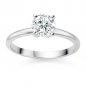 .925 Sterling Silver ring CZ Round cut Engagement Wedding Bridal size 4-10 New