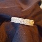 925 Sterling Silver Ring Size 5 CZ WEDDING BAND Engagement Bridal Ladies New v66