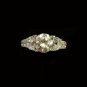 .925 Sterling Silver Ring Size 10 CZ Round Cut Engagement Wedding New v71