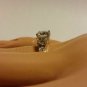 .925 Sterling Silver Ring Size 10 CZ Round Cut Engagement Wedding New v71