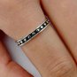 .925 Sterling Silver Ring size 3 Polka Dot Ring Womens Ladies Kids New p72
