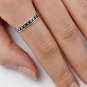 .925 Sterling Silver Ring size 3 Polka Dot Ring Womens Ladies Kids New p72