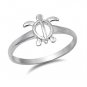 .925 Sterling Silver Ring size 5 Turtle Midi Knuckle Fashion Kids Ladies New p95