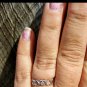 .925 Sterling Silver Ring size 5 Heart Midi Knuckle Thumb Fashion Ladies New r84