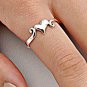 .925 Sterling Silver Ring size 7 Heart Ring Love Kids Womens Ladies New p78