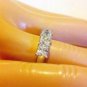 .925 Sterling Silver ring CZ WEDDING Engagement Bridal Ladies Size 7 New v55