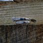 .925 Sterling Silver Wedding Ring Set CZ Engagement Bridal Ladies Size 5 New z48