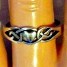 .925 Sterling Silver Ring size 4 Heart Celtic Irish Infinity Knot Ladies New p63