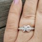 .925 Sterling Silver Ring CZ Wedding Engagement Bridal Infinity Size 6-9 New r88
