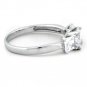 .925 Sterling Silver Ring CZ Wedding Engagement Bridal Size 11 Ladies New v25