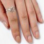 .925 Sterling Silver Ring size 8 Turtle Midi Knuckle Fashion Kid Ladies New p95