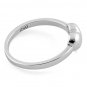 .925 Sterling Silver Ring size 9 Heart Midi Knuckle Fashion Ladies Thumb New q02