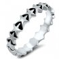 .925 Sterling Silver Ring Star Midi Knuckle Kids Ladies size 5-10 Stars New j05