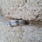.925 Sterling Silver Wedding Set CZ Engagement Ring Bridal Ladies Size 5 New z51