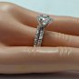 .925 Sterling Silver Wedding Set CZ ring Size 9 Engagement Bridal Ladies New w90