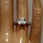 .925 Sterling Silver Wedding Ring CZ Princess Cut Engagement Size 8 New r86