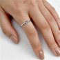 .925 Sterling Silver Ring size 5 Arrow Heart Chevron Ladies Womens Kids New p89
