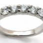 .925 Sterling Silver Ring Size 6 CZ Round Cut Wedding Band Engagement New v99