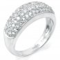 925 Sterling Silver Ring CZ Round Cut Wedding Band Engagement Size 9 New r38