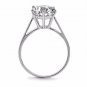 .925 Sterling Silver Ring Size 9 CZ Round Cut Engagement Wedding Bridal New r21