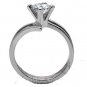 Engagement ring solitaire size 7 CZ Wedding Bridal New Stainless Steel q19