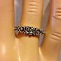 925 Sterling Silver Ring Infinity Rose Celtic Band Flower Knuckle New Size 5 p49