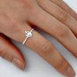 .925 Sterling Silver Ring size 7 Claddagh Heart Ladies Midi Knuckle New p74