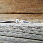 .925 Sterling Silver Ring CZ HEART Midi Knuckle Ladies Size 8 Bridal New r67