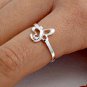925 Sterling Silver Ring Butterfly Midi Knuckle Thumb Ladies Size 11 New p99