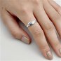 .925 Sterling Silver Ring size 7 Angel Wing Midi Knuckle Wings Ladies New p86
