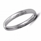 .925 Stainless Steel Ring Size 5 Wedding Band 3mm Ladies Mens Unisex 316L q15
